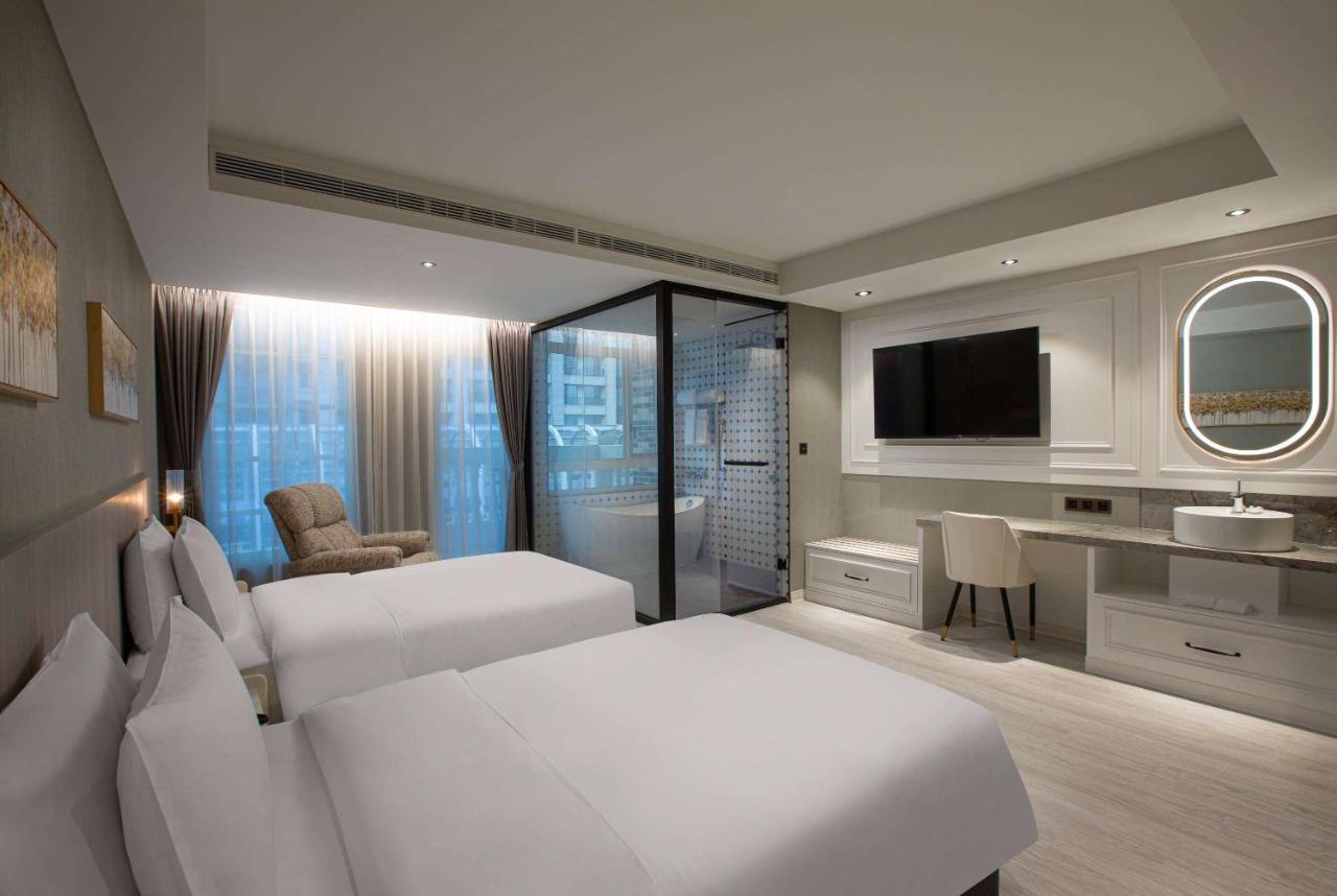 Tryp By Wyndham New Taipei Linkou 新北林口爵怡溫德姆酒店機場捷運mrta9林口站 Exteriér fotografie