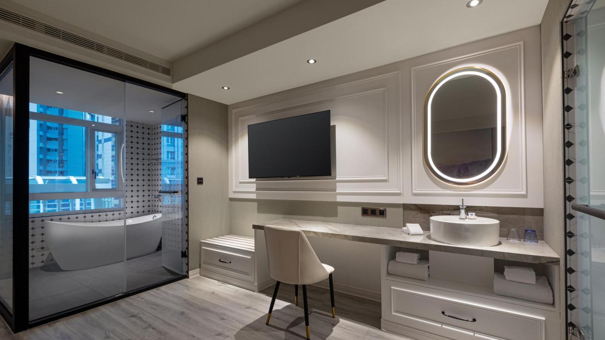 Tryp By Wyndham New Taipei Linkou 新北林口爵怡溫德姆酒店機場捷運mrta9林口站 Exteriér fotografie